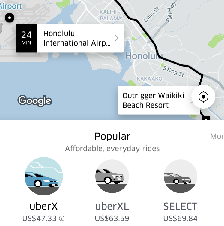Can You Take Uber from Honolulu Airport