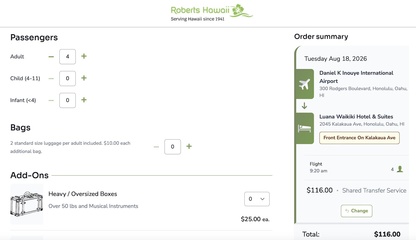 How Much is a Shuttle from Honolulu Airport to Waikiki