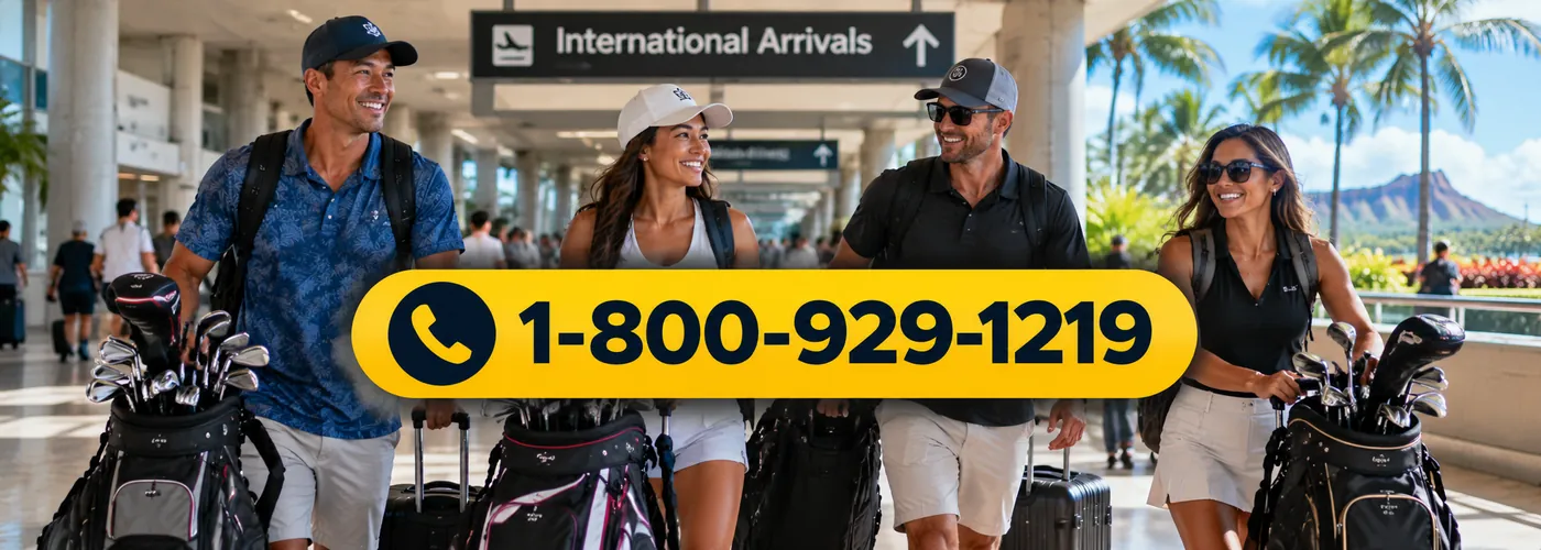 Honolulu Airport Transportation with Golf Clubs